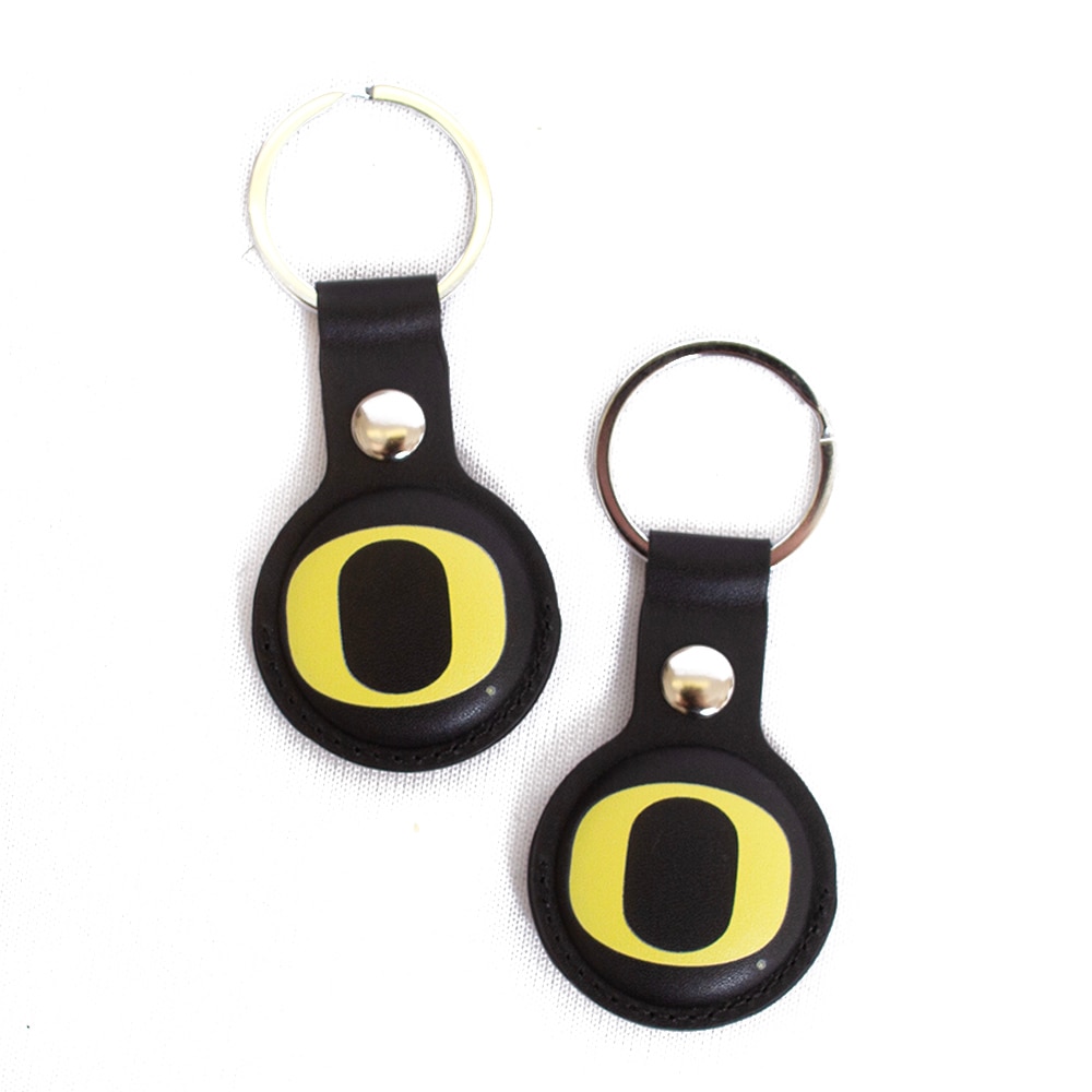 Classic Oregon O, Accessories, Tech, Airtag holder, 2 pack, 873240, Black/Yellow